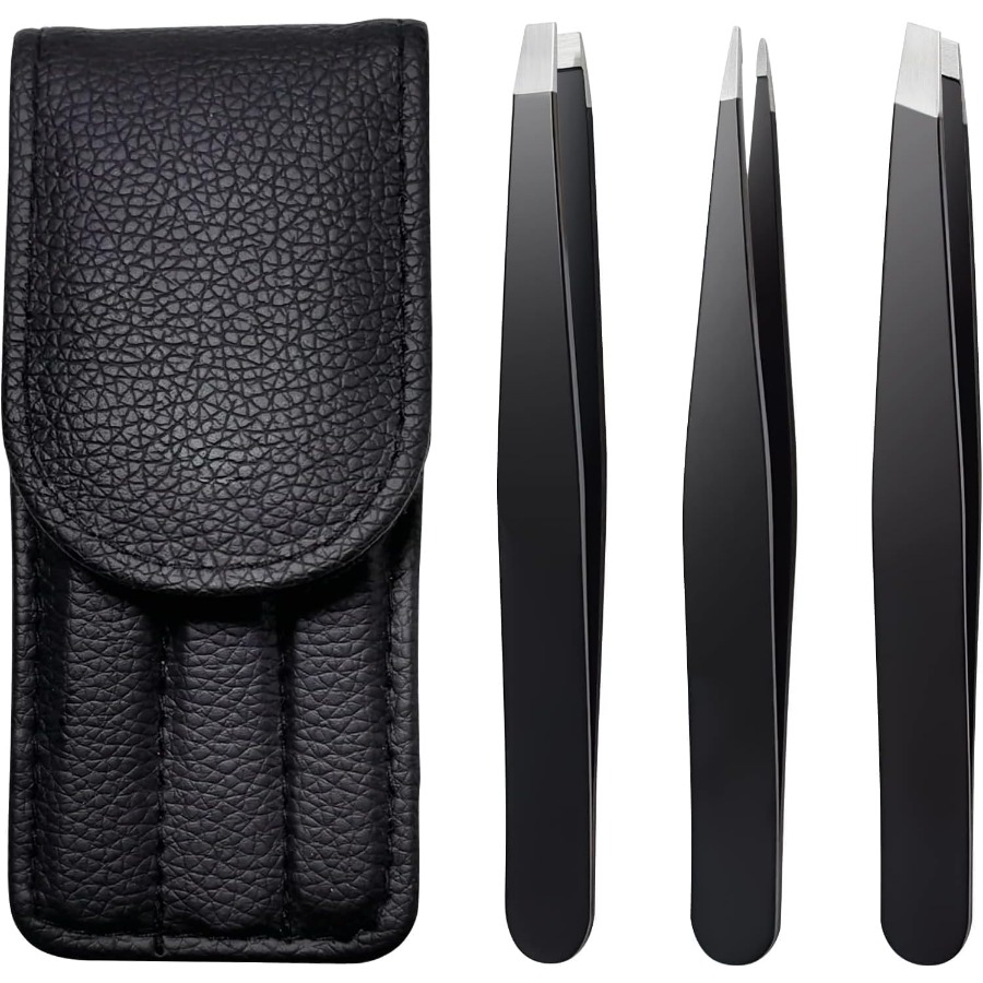 Men'S Grooming Tips - Stainless Steel Eyebrow Tweezers Set, Precision