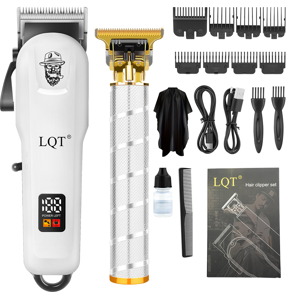Men'S Grooming Set - Professional Hair Clipper and Trimmer Set