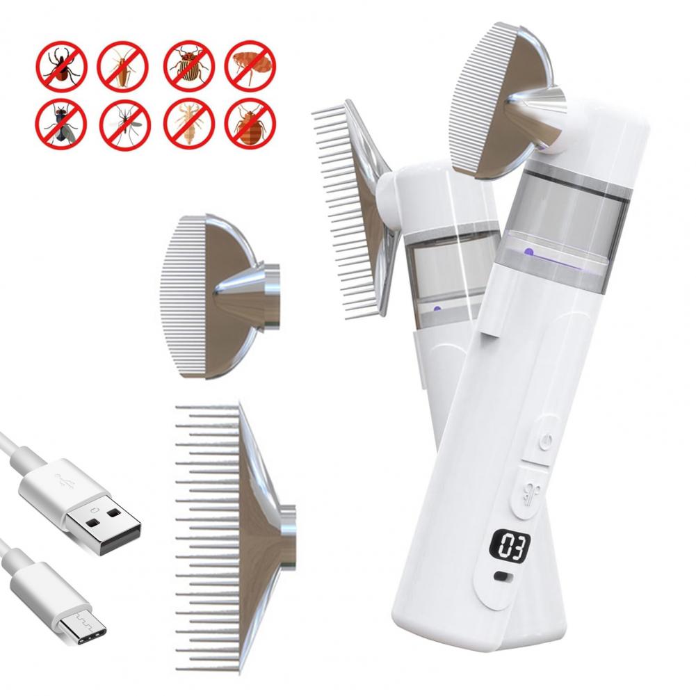 Comb Fine Tooth - 19cm Electric Louse Comb Wireless Rechargeable