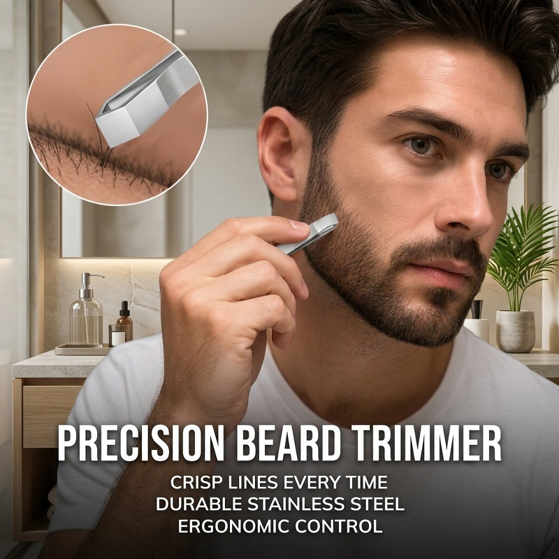 1pc Professional Stainless Ste - Men'S Grooming Tips ulasan dan harga