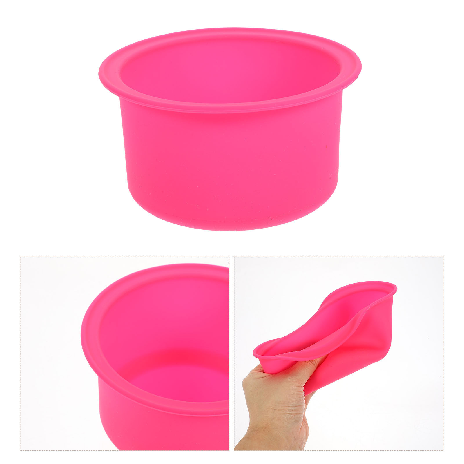 Pink Silicone Wax Melting Pot  - Hair Wax Stick ulasan dan harga