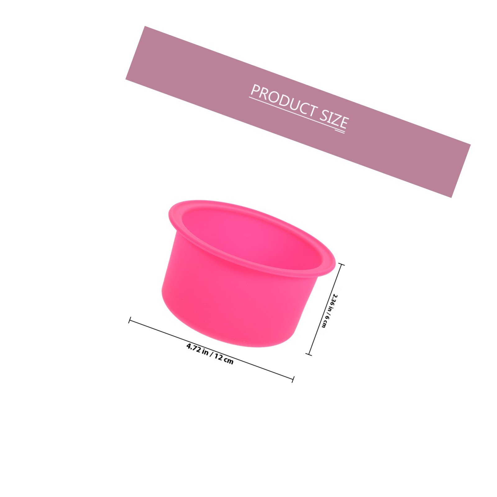 Pink Silicone Wax Melting Pot  - Hair Wax Stick ulasan dan harga