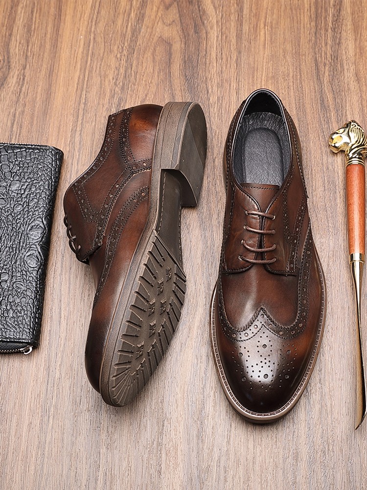 British Style Men Handmade Cow - Men'S Grooming Tips ulasan dan harga