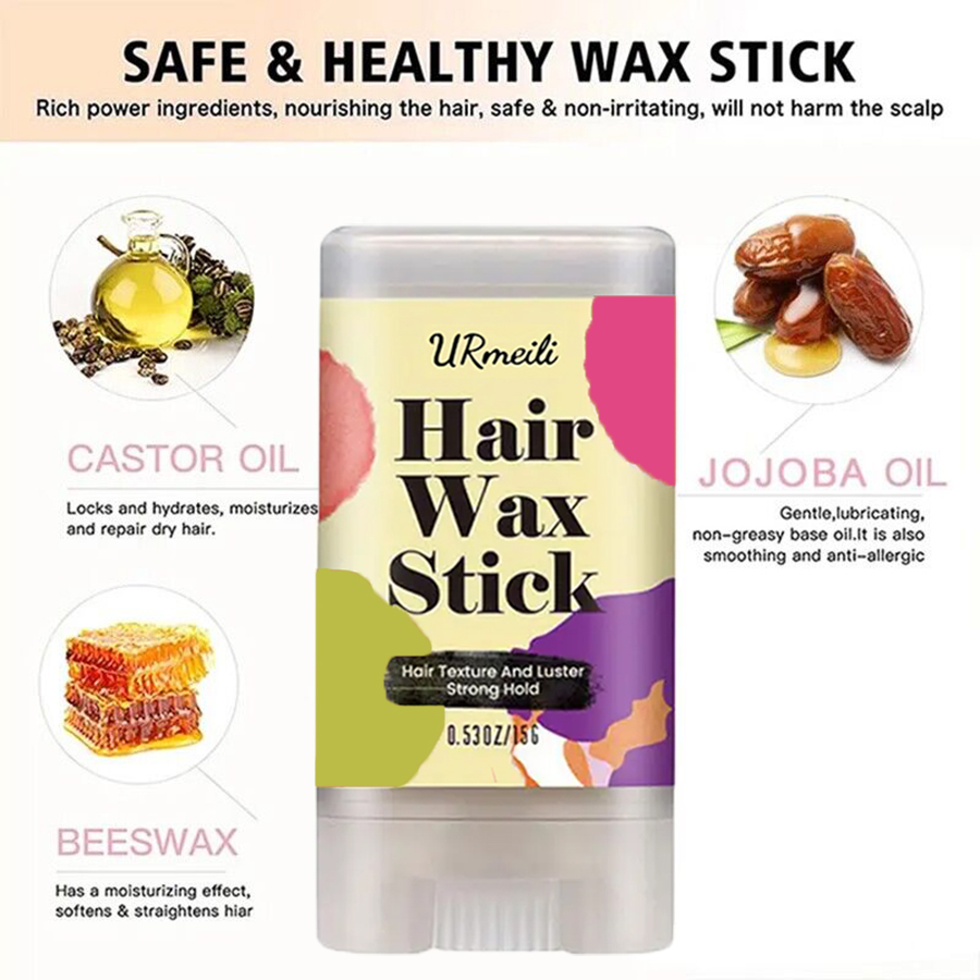 Hair Wax Stick, With Slick Bac - Hair Wax Stick ulasan dan harga