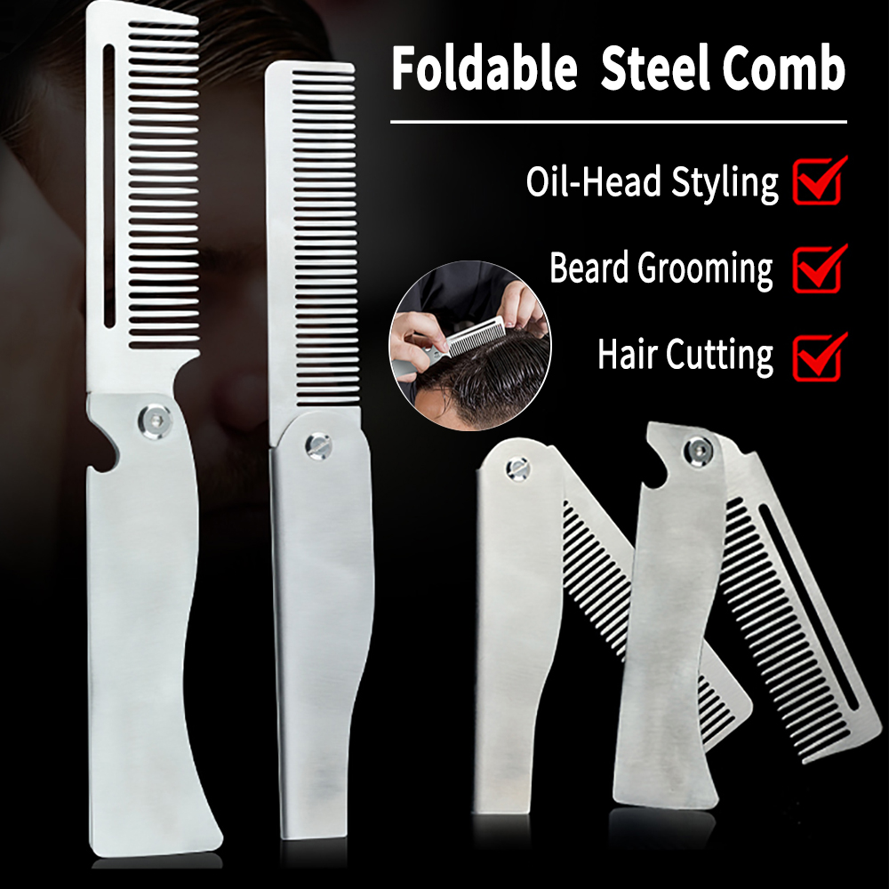 New Type 1/2PCS Portable Steel - Men'S Grooming Brush ulasan dan harga