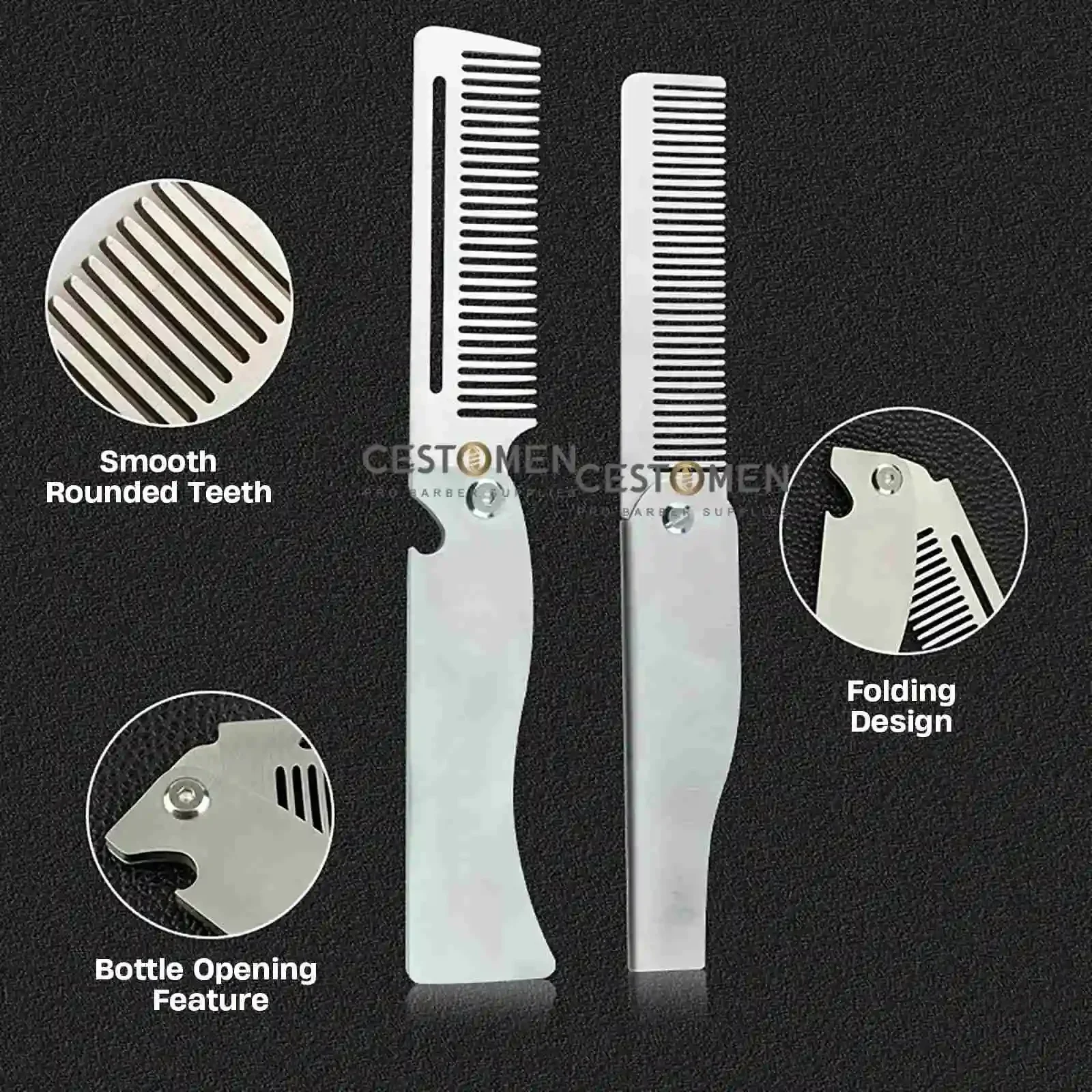 New Type 1/2PCS Portable Steel - Men'S Grooming Brush ulasan dan harga