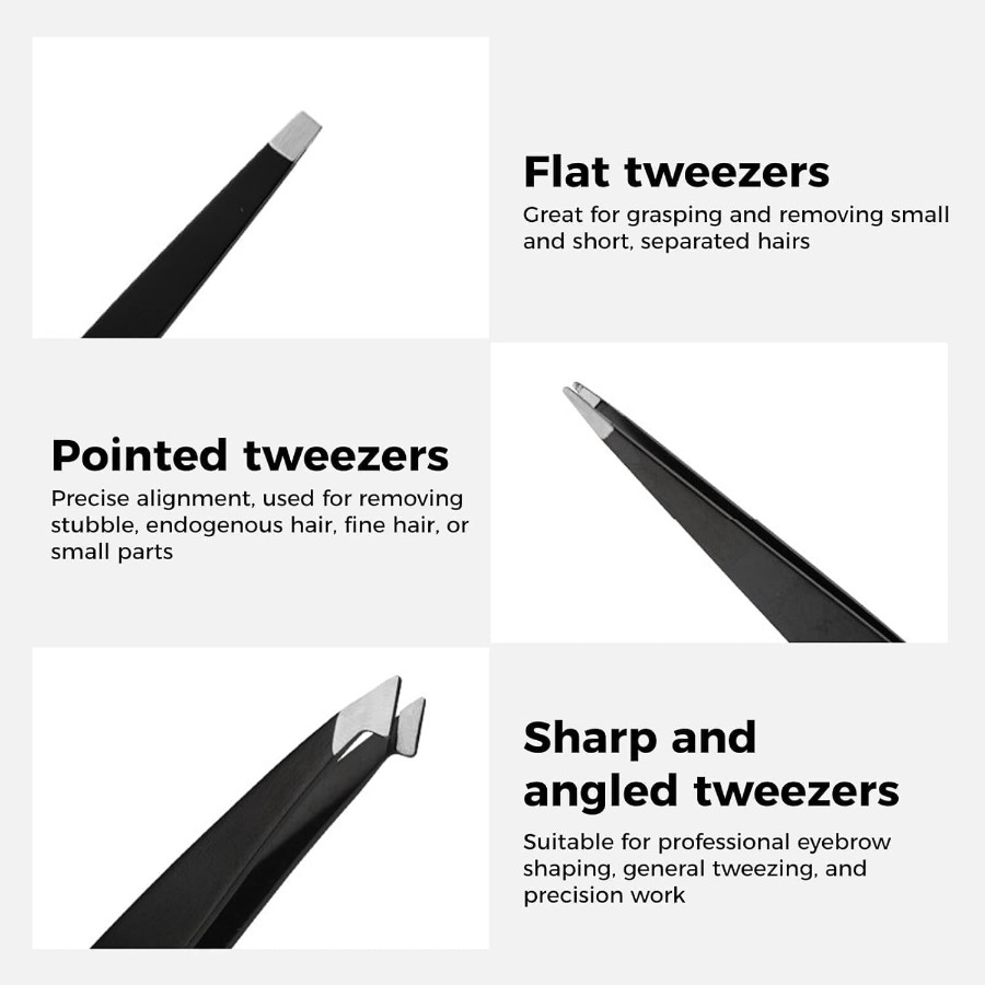 Stainless Steel Eyebrow Tweeze - Men'S Grooming Tips ulasan dan harga