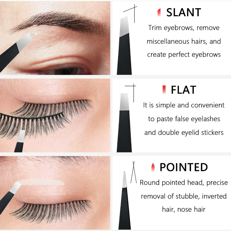 Stainless Steel Eyebrow Tweeze - Men'S Grooming Tips ulasan dan harga