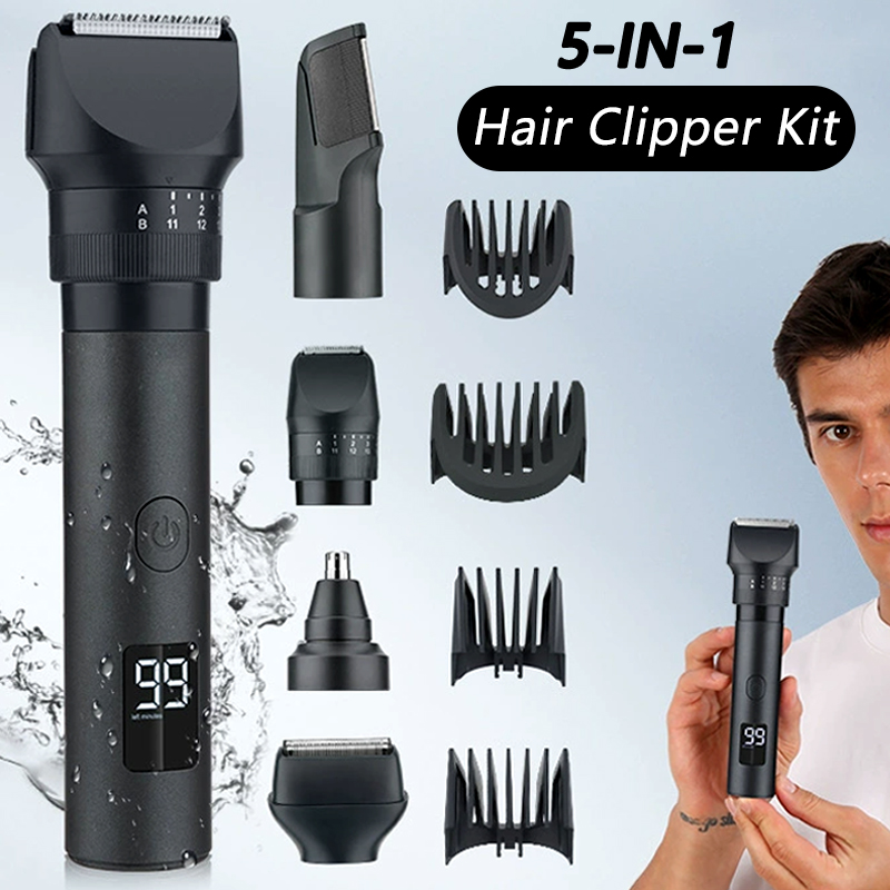 5-In-1 Cordless Hair Clipper L - Men'S Grooming Kits ulasan dan harga
