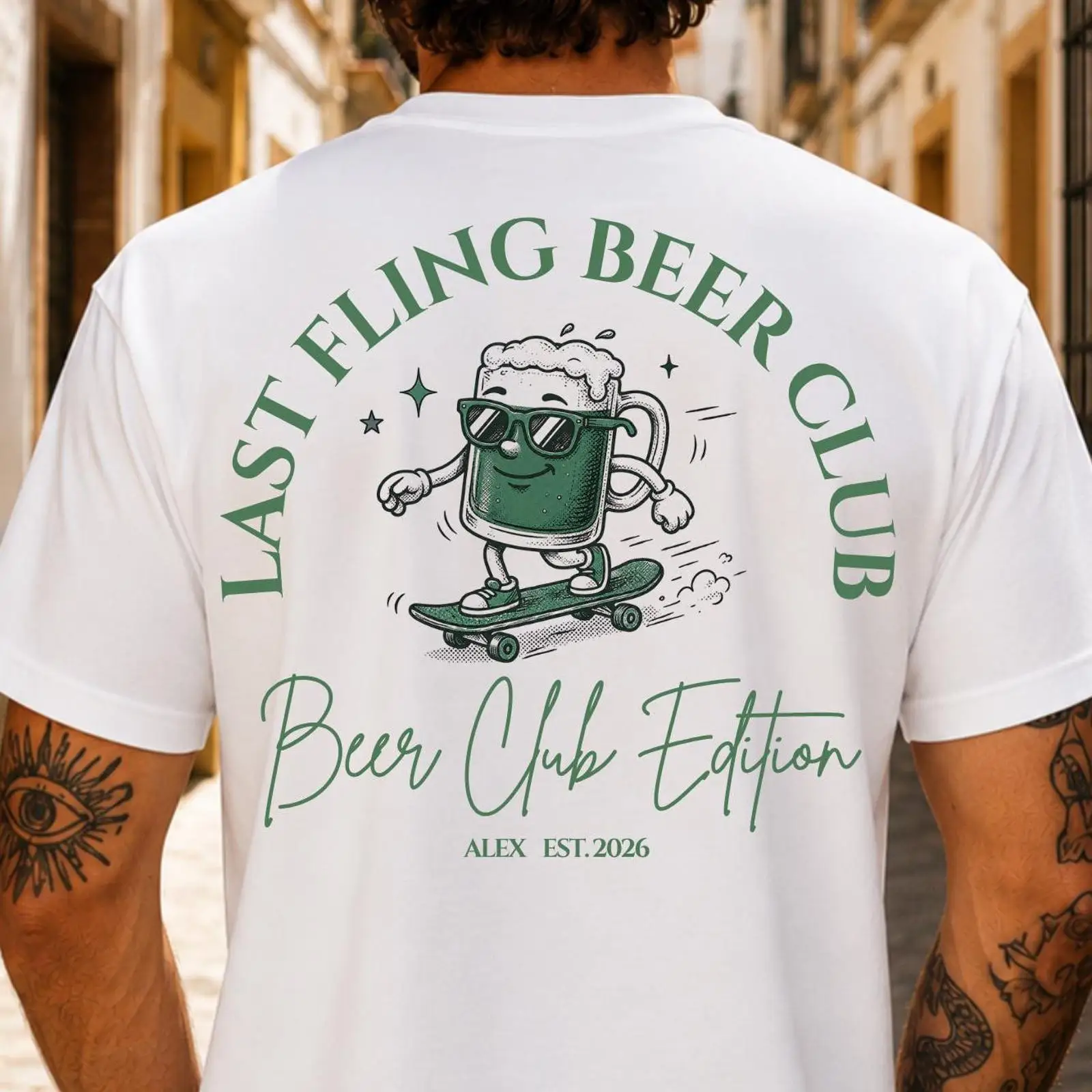 Last Fling Beer Club T Shirt M - Men'S Grooming Club ulasan dan harga