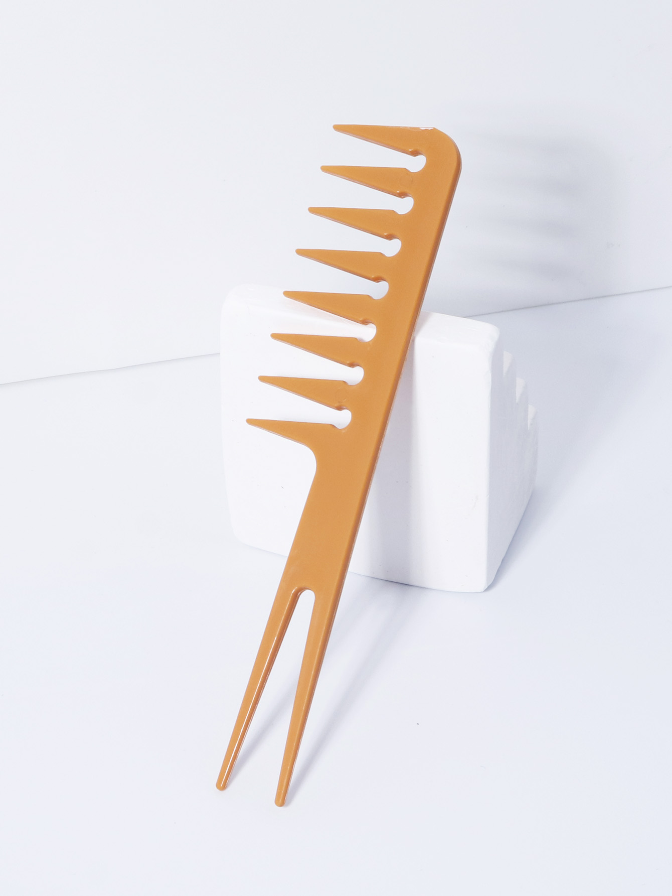 Double Fork Wide Tooth Comb, D - Men'S Grooming Brush ulasan dan harga