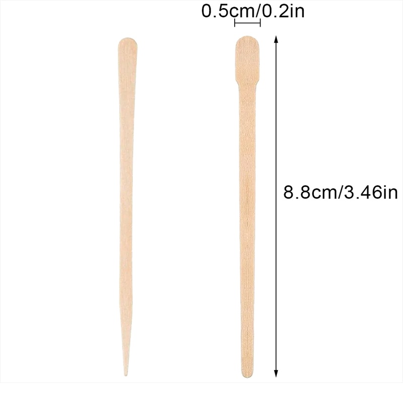100PCS Depilation Spatula Waxi - Hair Wax Stick ulasan dan harga