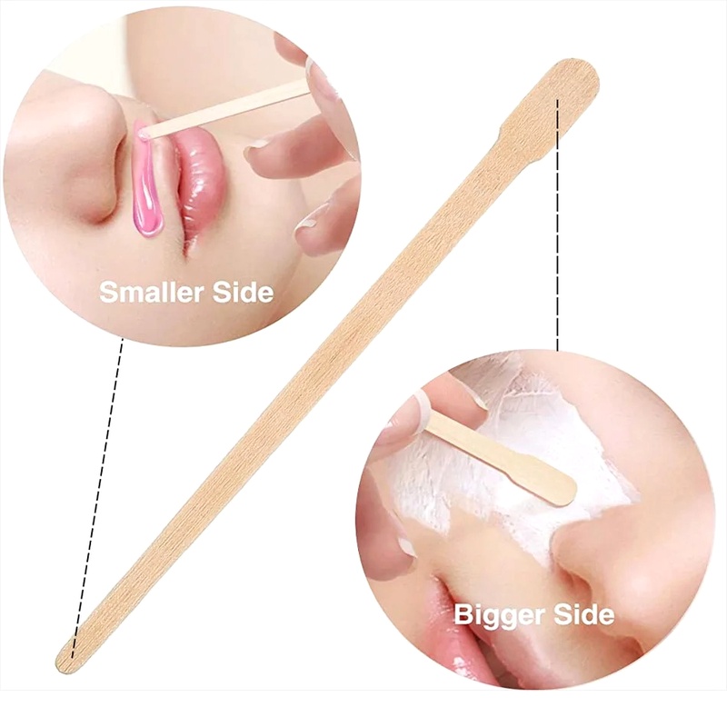 100PCS Depilation Spatula Waxi - Hair Wax Stick ulasan dan harga