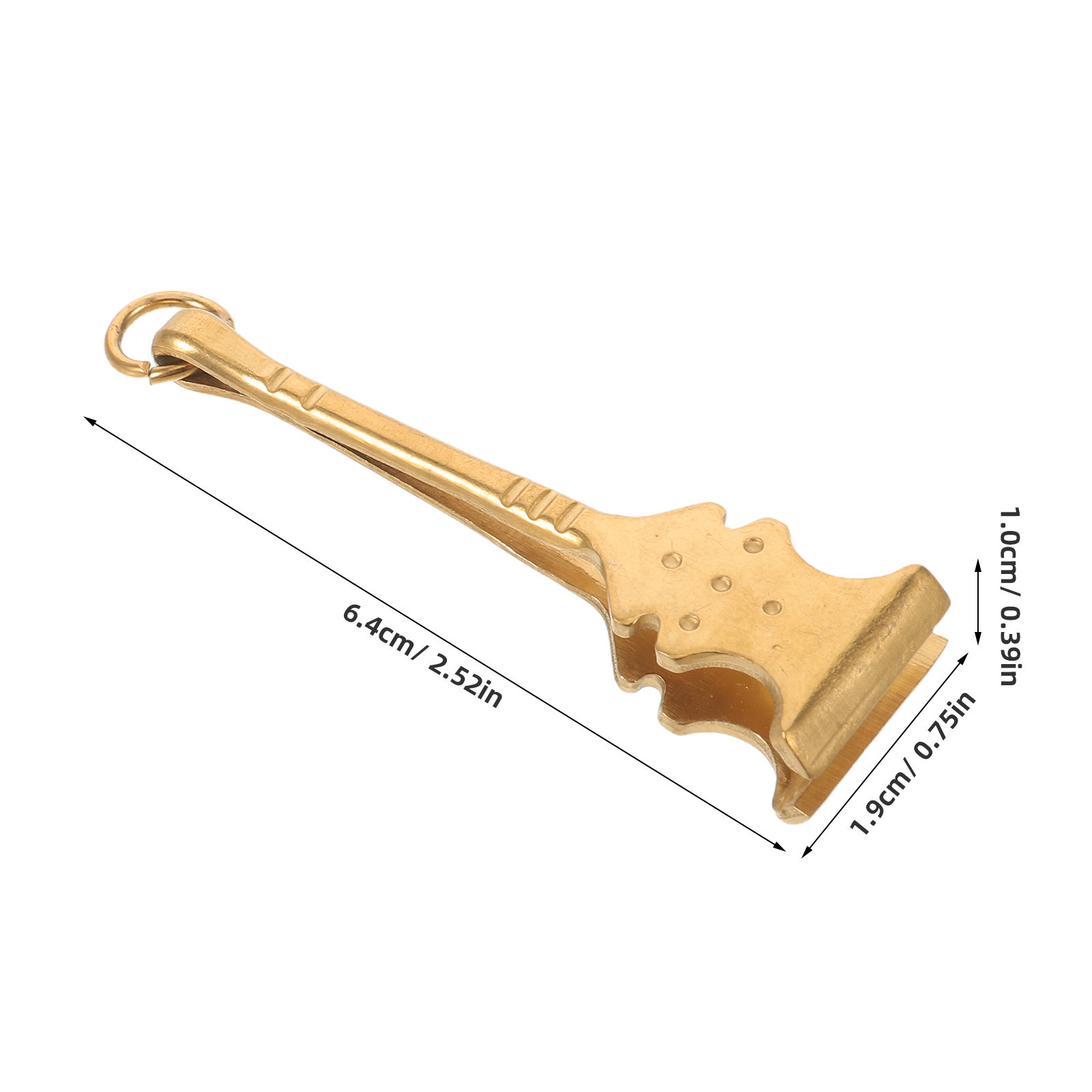 Wide Tip Gold Guitar Shaped St - Men'S Grooming Tips ulasan dan harga