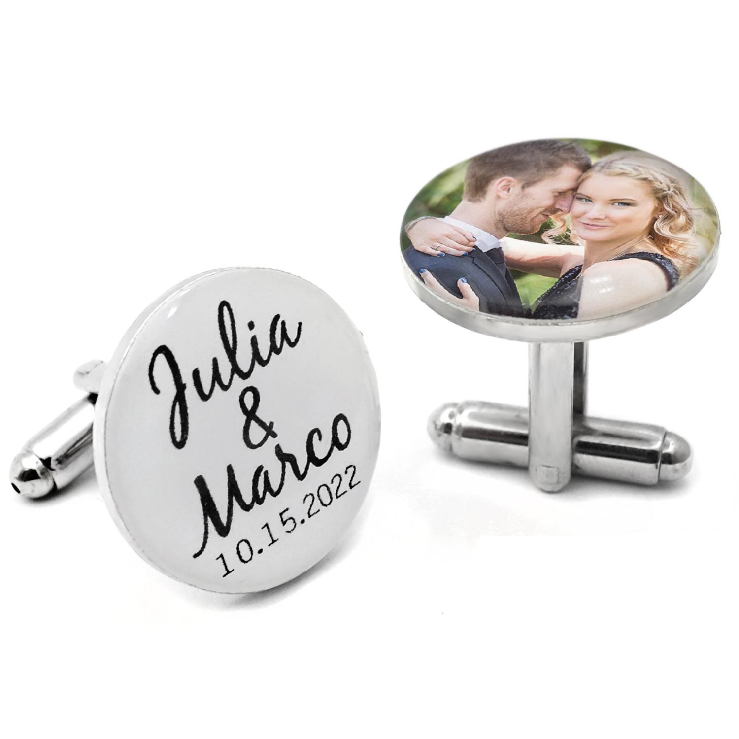 Personalised Photo Cufflinks M - Men'S Groom ulasan dan harga