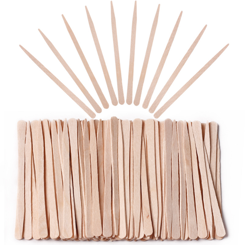 100pcs Disposable Waxing Woode - Hair Wax Stick ulasan dan harga