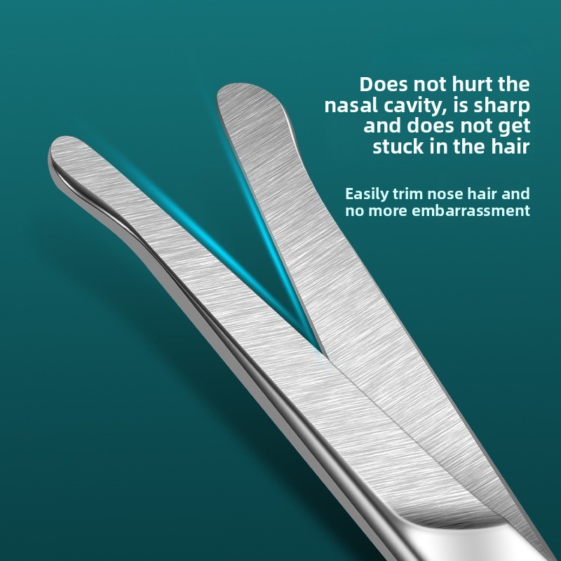 Stainless Steel Nose Hair Scis - Men'S Grooming Tips ulasan dan harga