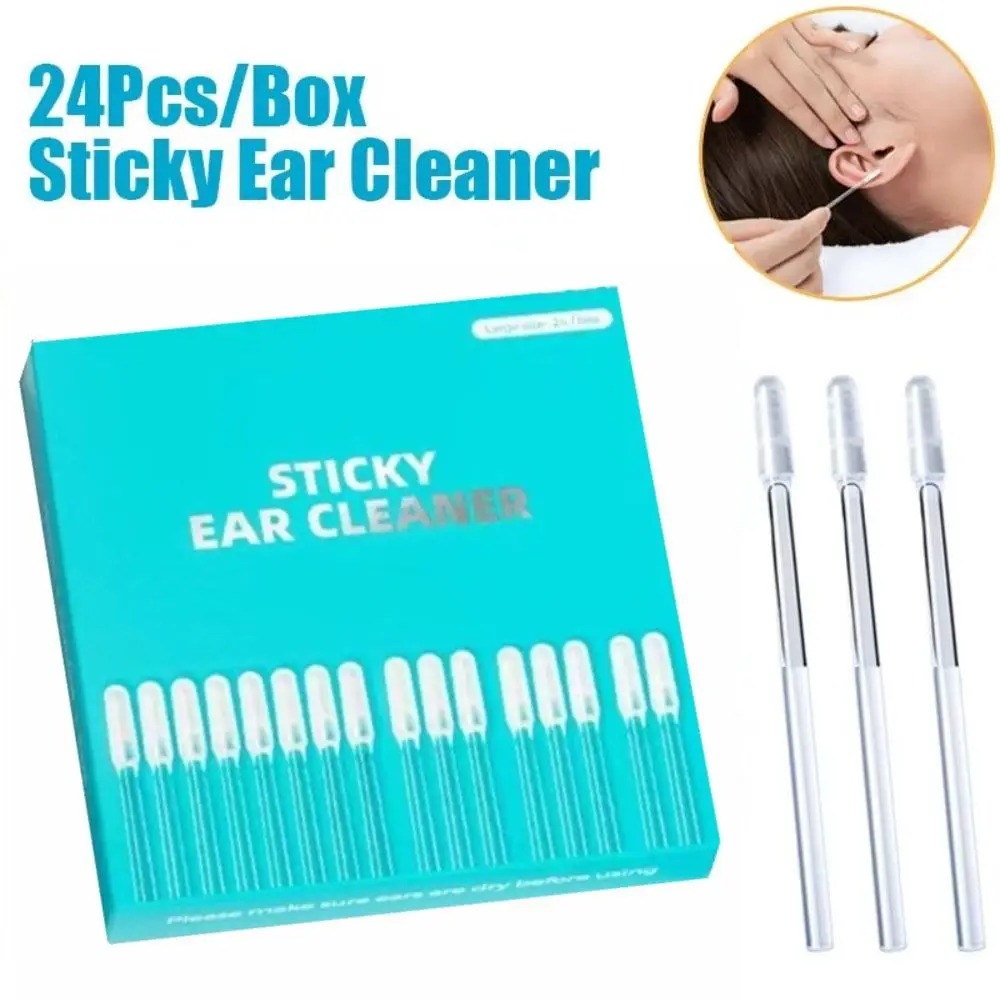 24Pcs Sticky Ear Wax Remover S - Ear Wax Remover ulasan dan harga