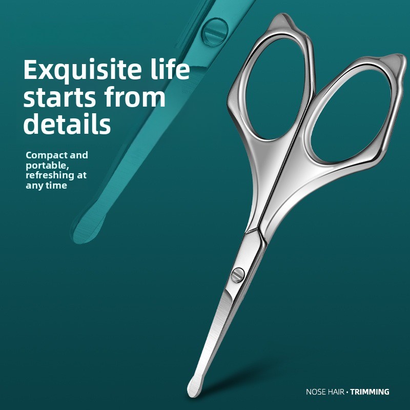 Round Tip Nose Hair Scissors S - Men'S Grooming Tips ulasan dan harga