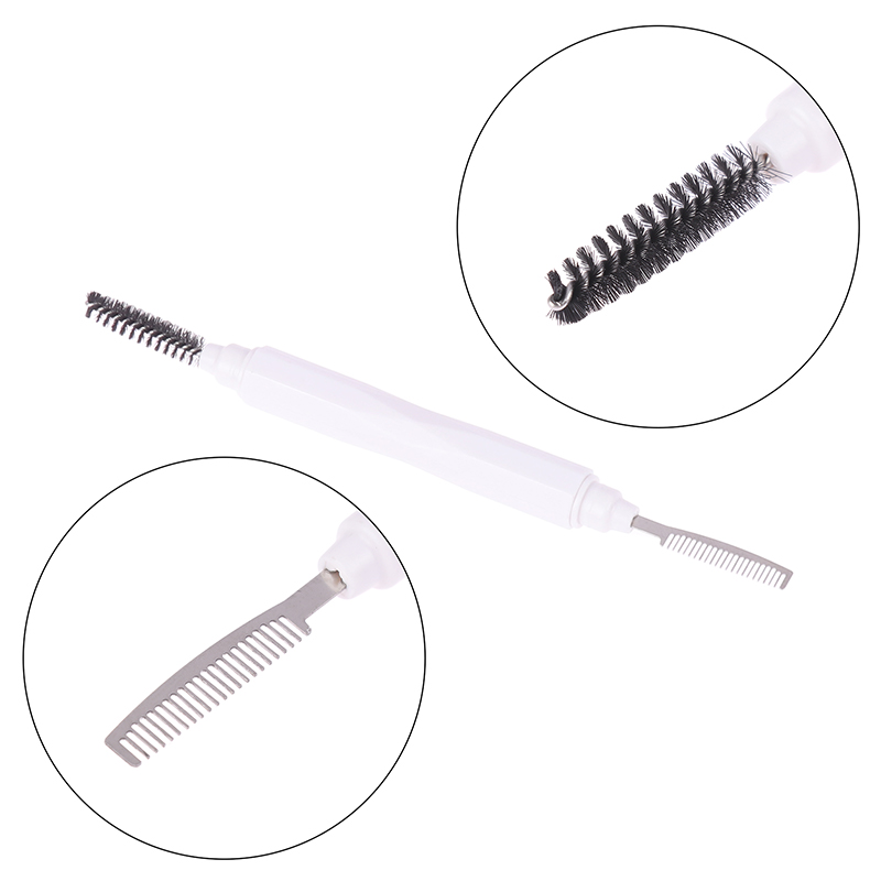 New Double Headed Eyebrow And  - Comb Fine Tooth ulasan dan harga