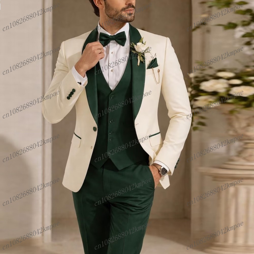 New Ivory And Dark Green Forma - Men'S Grooming Kits ulasan dan harga