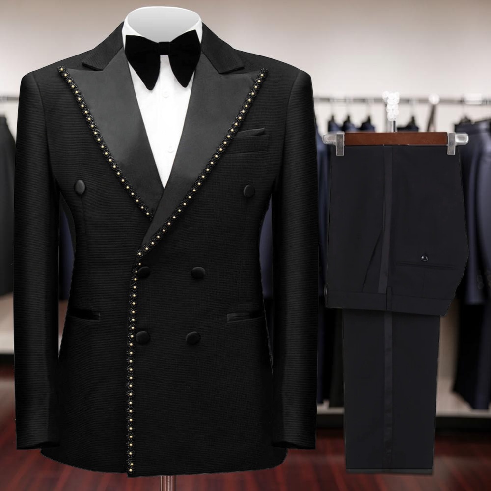Double Breasted Beaded Formal  - Men'S Grooming Kits ulasan dan harga