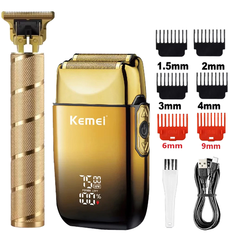 Kemei KM-TX10 T9 Hair Trimmer  - Mens Grooming Barber ulasan dan harga