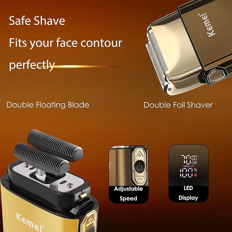 Kemei KM-TX10 T9 Hair Trimmer  - Mens Grooming Barber ulasan dan harga