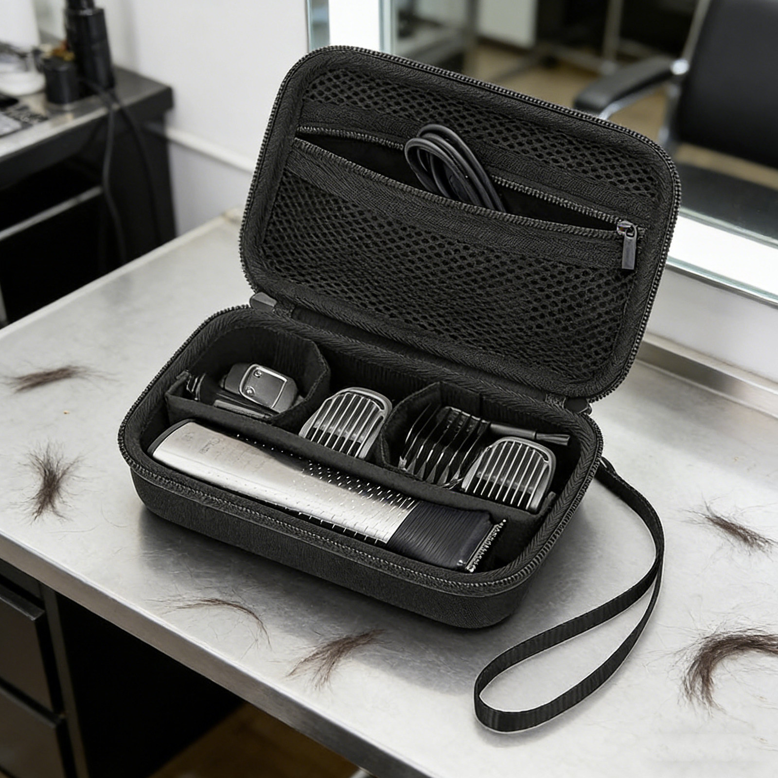 Electric Razor Travel Bag Hard - Men'S Groom ulasan dan harga